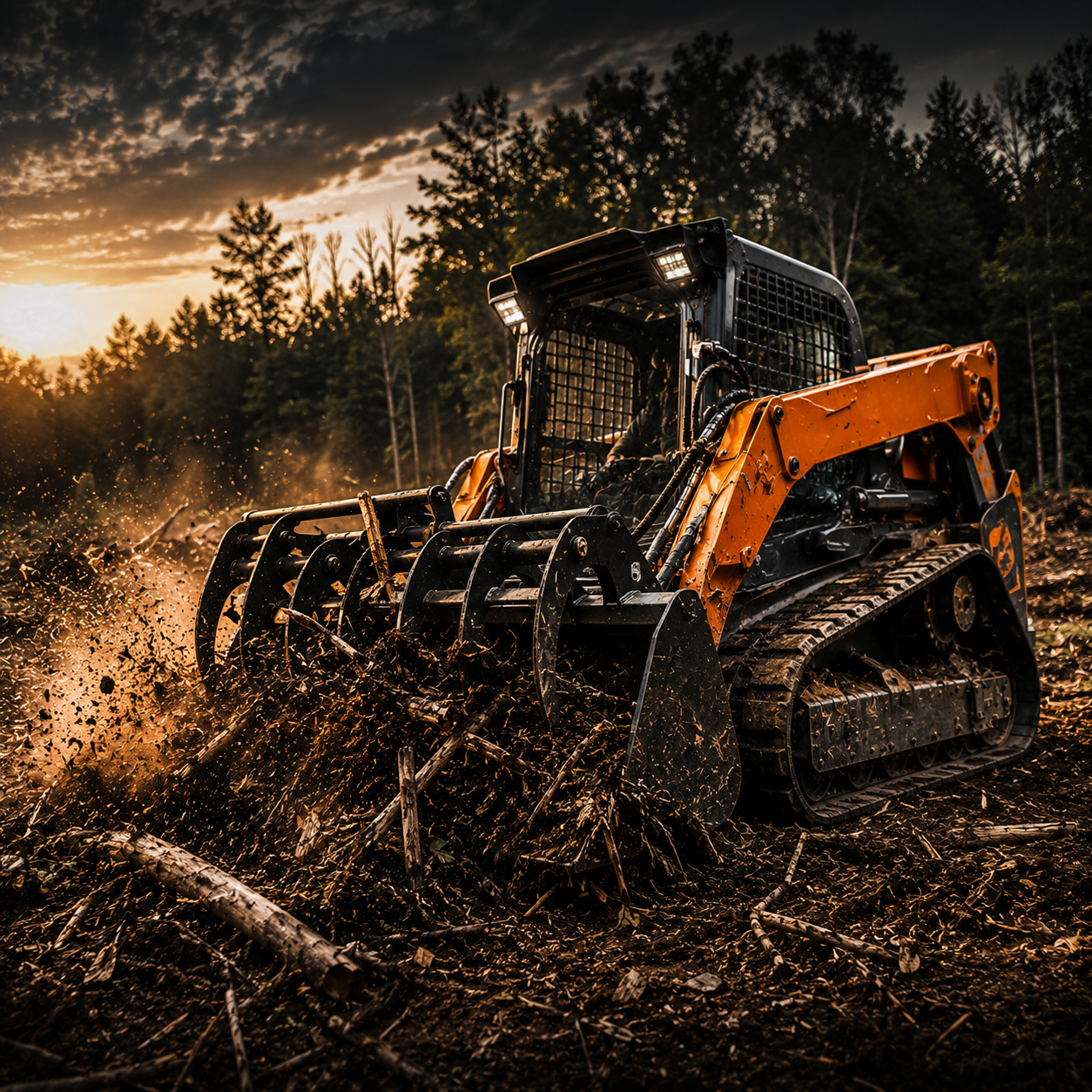 Land Clearing in action